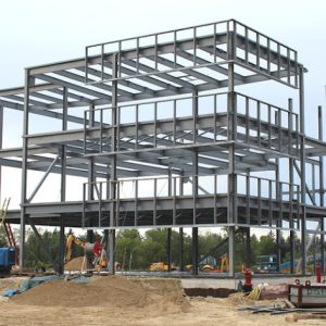 Custom steel building: 65 feet x 28 feet x 9 feet x 6 floor